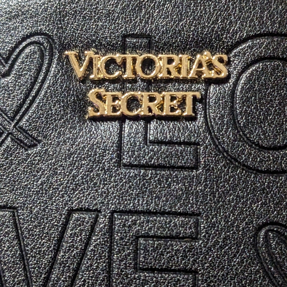 Victoria's Secret Black and Gold LOVE Wristlet NWT - Picture 3 of 6